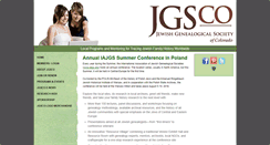 Desktop Screenshot of jgsco.org